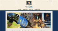 Desktop Screenshot of casquewines.com